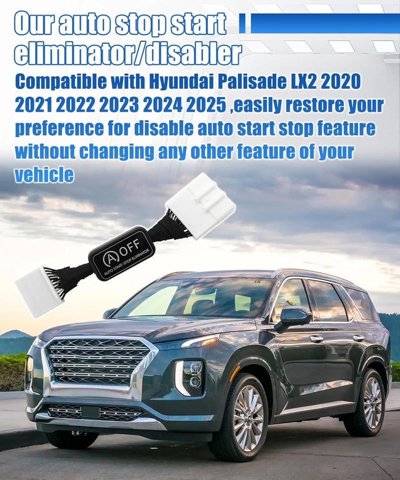 DYYYYD مزيل توقف التشغيل التلقائي متوافق مع هيونداي باليسيد LX2 2020-2025 - تعطيل التشغيل التلقائي بشكل دائم - توصيل وتشغيل بدون أخطاء - Image 3